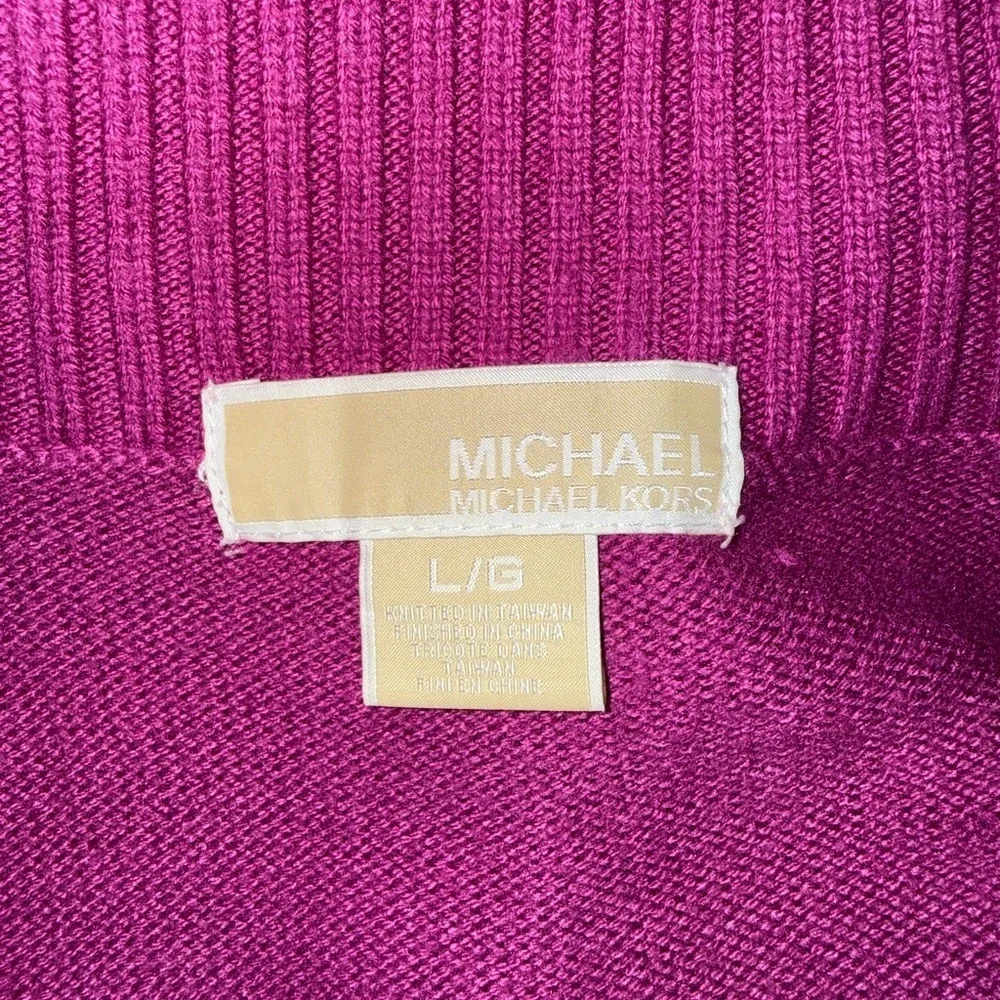 Michael Kors Sweater Short Sleeve Knit Size L
